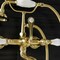 Kingston Brass AE553T7 7-Inch Wall Mount Tub Faucet with Hand Shower, Brushed Brass AE553T7 - alternate 4